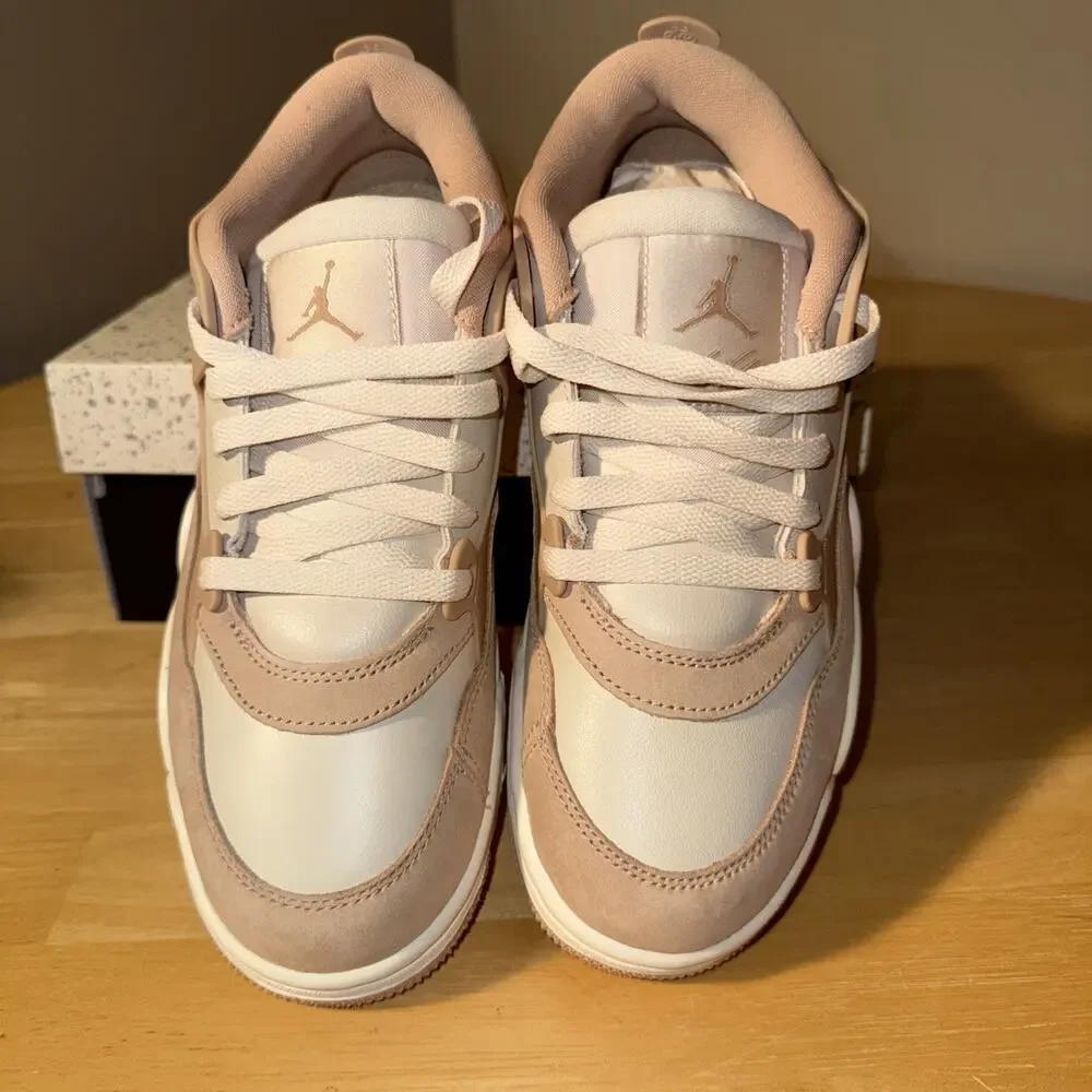 Size 8 - Air Jordan 4 RM HEMP/LT OREWOOD BRN-SAIL